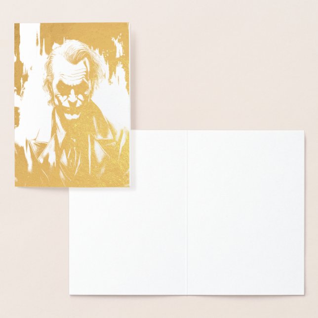 Joker Etched Birthday card ADD YOUR OWN TEXT!!!!! (Display)