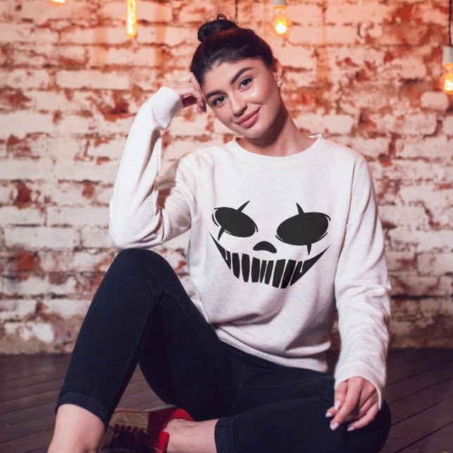 Joker Face Scary Halloween T-Shirt  Sweatshirt (Creator Uploaded)