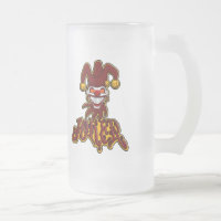 Joker Frosted Beer Mug