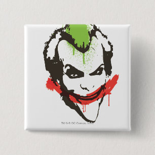 Joker Graffiti 15 Cm Square Badge