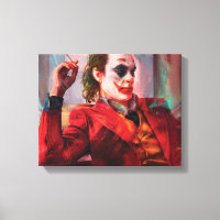 joker movie Premium Wrapped Canvas (Gloss)