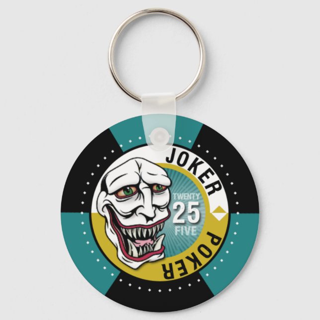 Joker Poker Keychain (Front)
