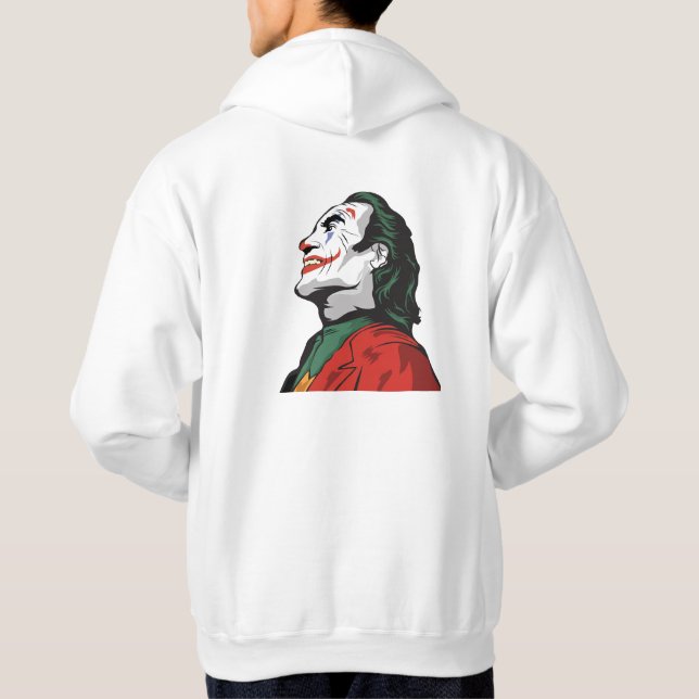 Joker Print Hoodie (Back)