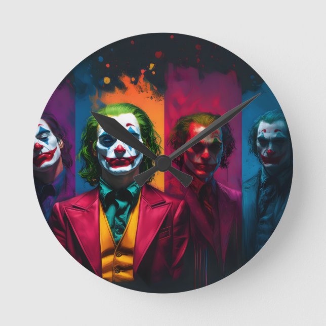 Joker Round Clock (Front)