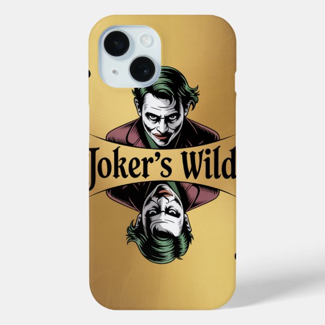Joker’s Wild - Barely There Apple iPhone 15 Case (Back)