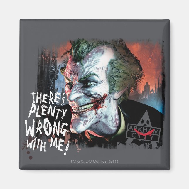 Joker - There's Plenty Wrong With Me! Magnet (Front)