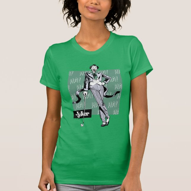 Joker With Golf Club T-Shirt (Front)