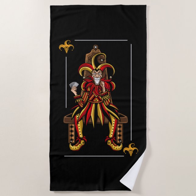 Jokers Wild Beach Towel (Front)