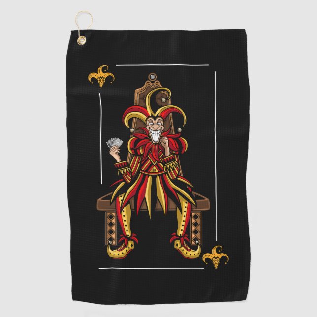 Jokers Wild Golf Towel (Front)