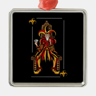 Jokers Wild Metal Tree Decoration