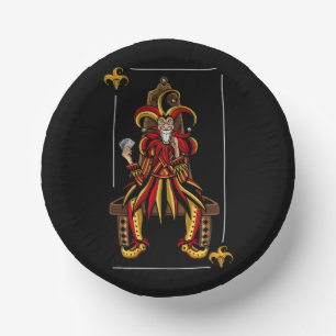Jokers Wild Paper Plate