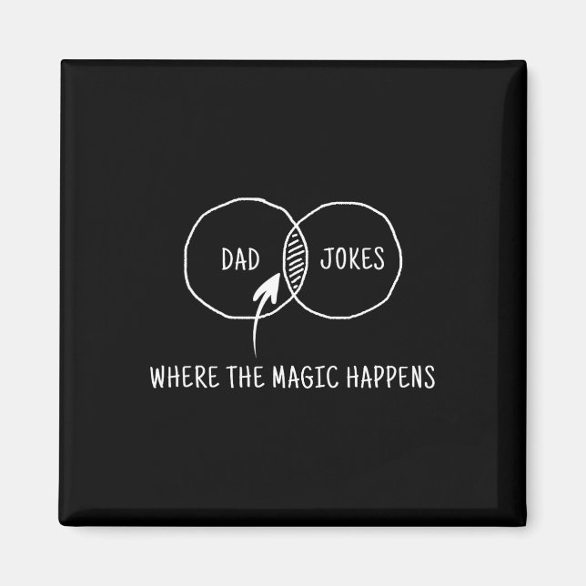 Jokes Where The Magic Happens 1  Magnet (Front)