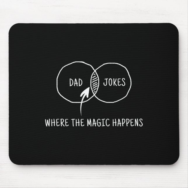 Jokes Where The Magic Happens 1  Mouse Pad (Front)