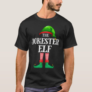 Jokester Elf Matching Family Group Christmas Party T-Shirt