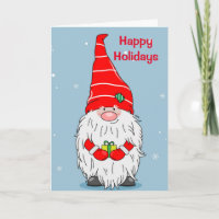 JOKING GNOME SAYS "GNOME PLACE LIKE HOME" HOLIDAY 
