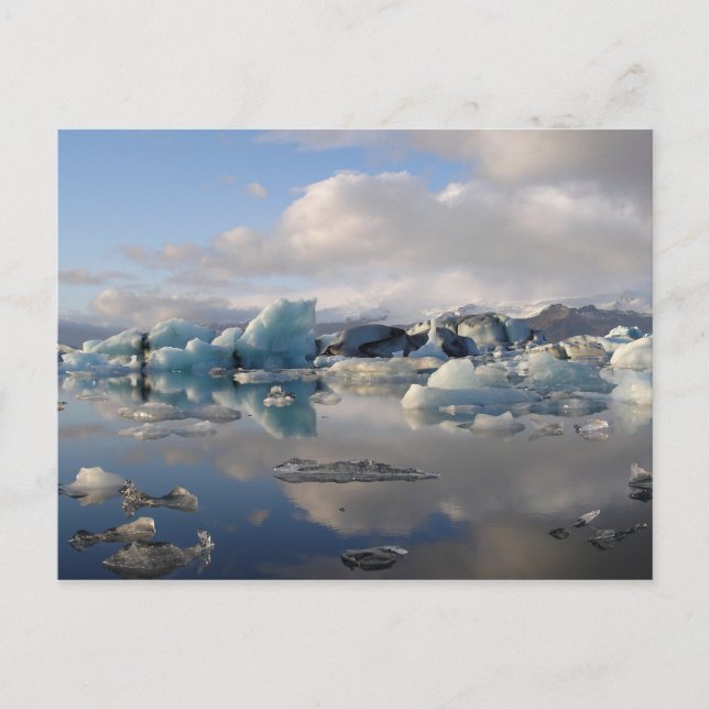 Jokulsarlon glacier lake in Iceland postcard (Front)