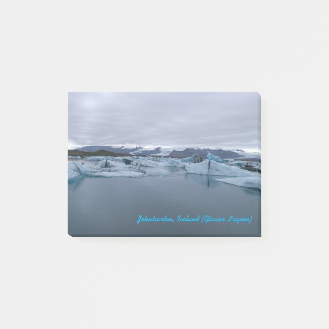 Jokulsarlon, Iceland - Glacier Lagoon post it note (Front)