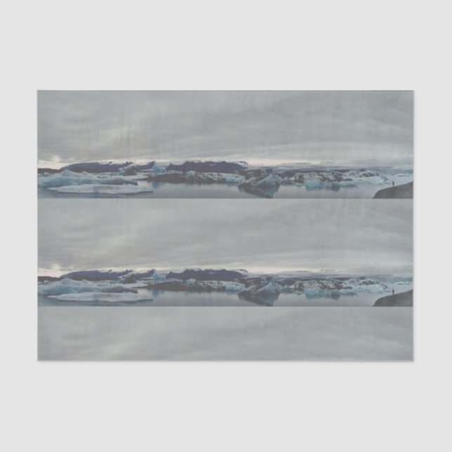 Jokulsarlon, Iceland - Glacier Lagoon tissue paper (Front)