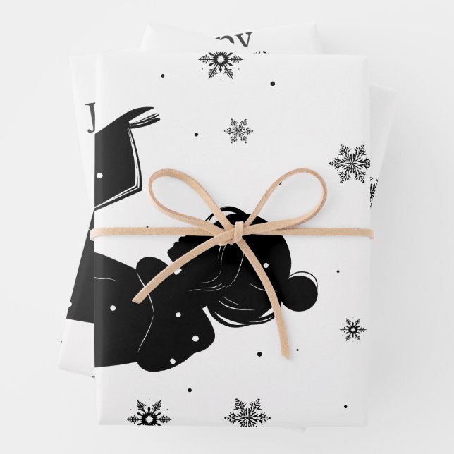 Jólabókaflóð – Icelandic Book Flood, Gift Wrapping Paper Sheet (In situ)