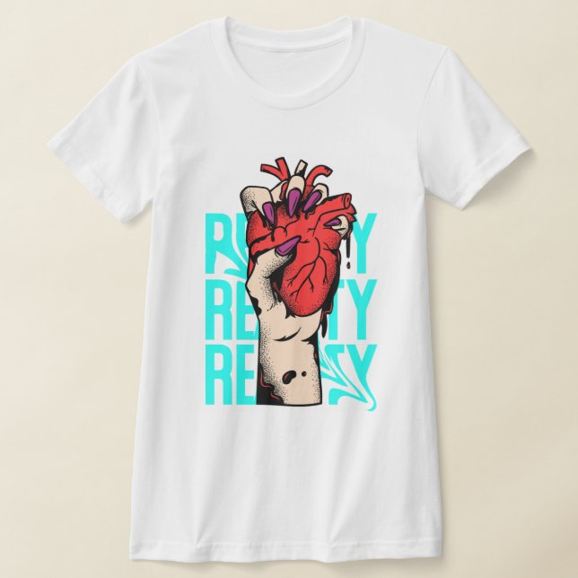 Jolie chemise sur le thème d'Halloween T-Shirt (Laydown)