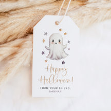 JOLIE Cute Ghost Boho Stars Happy Halloween Treat