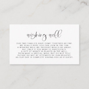 JOLIE Fun Typography Font Wishing Well Card