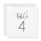JOLIE Minimalist Boho Simple Table Number Card