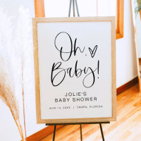 JOLIE Modern Boho Oh Baby Baby Shower Welcome