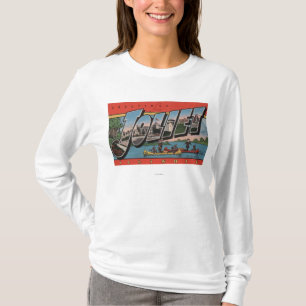 Joliet, Illinois - Large Letter Scenes T-Shirt