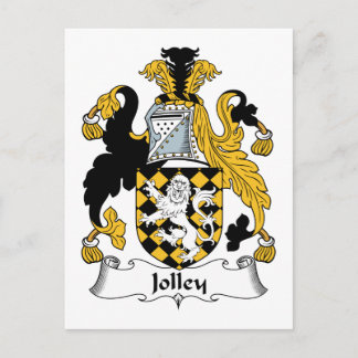 Jolley Family Crest Postcard