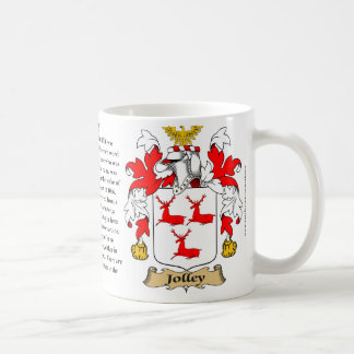 Jolley, the Origin, the Meaning and the Crest Coffee Mug