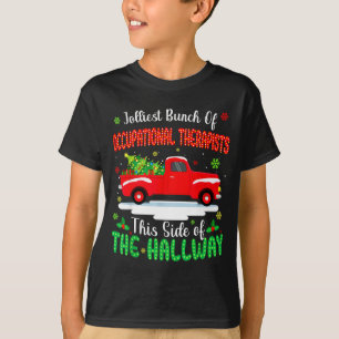 Jolliest Bunch Of Occupational Therasts Funny Chri T-Shirt