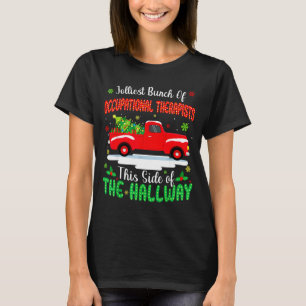 Jolliest Bunch Of Occupational Therasts Funny Chri T-Shirt