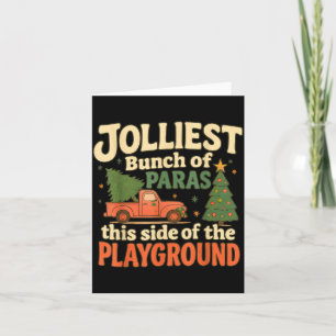 Jolliest Bunch Of Paras This Side Of The Playgroun Card