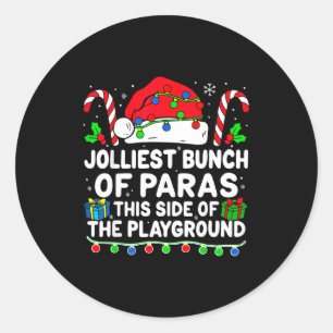 Jolliest Bunch Of Paras This Side Of The Playgroun Classic Round Sticker