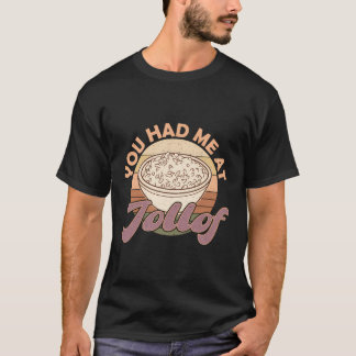 Jollof Nigeria Fried Food Nigerian Flags African R T-Shirt