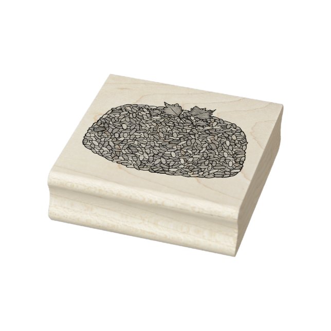 Jollof Rice Nigerian Ghanaian West African Food Rubber Stamp (Stamp)