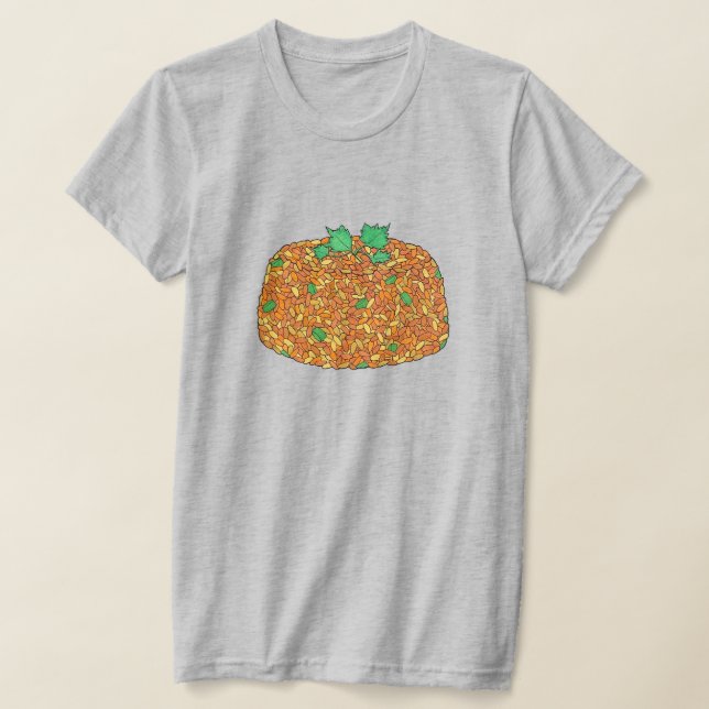Jollof Rice Nigerian Ghanaian West African Food T-Shirt (Laydown)