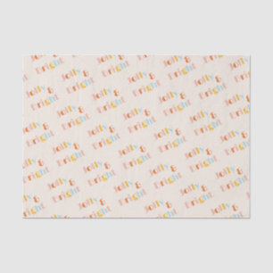 Jolly and Bright Chic Christmas Tissue Paper