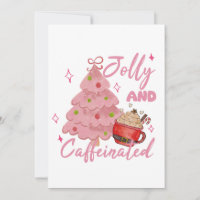 Jolly and Caffeinated Christmas Tree Coffee Design