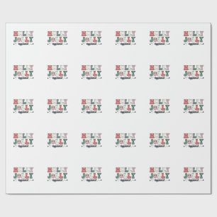 Jolly and Hygienist dental dentist Christmas Santa Wrapping Paper