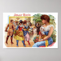 Jolly Band Cigar Label