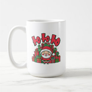 Jolly Cartoon Santa Christmas-67748 Coffee Mug