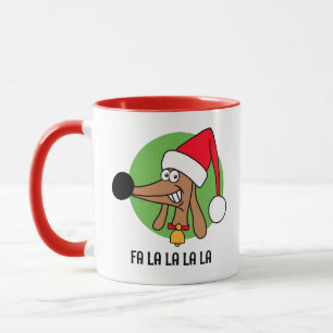 Jolly Christmas Dachshund  Mug