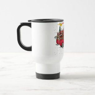 Jolly Christmas Overloaded Truck Travel Mug