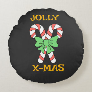 JOLLY CHRISTMAS ROUND CUSHION