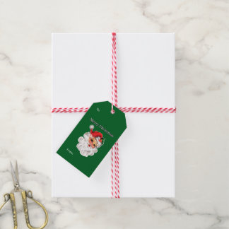Jolly Christmas Santa Gift Tags