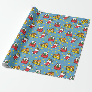Jolly christmas wrapping paper