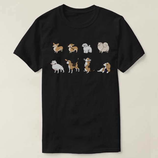 Jolly corgis T-Shirt (Design Front)