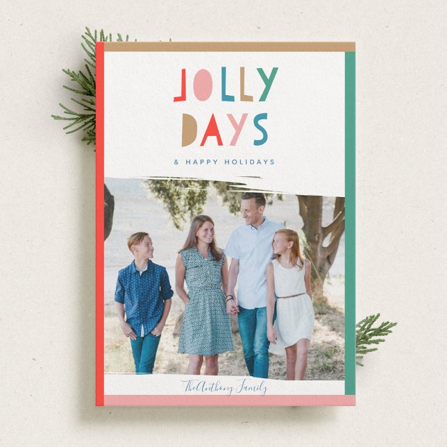 Jolly Days Holiday Photo Cards (Creator Uploaded)
